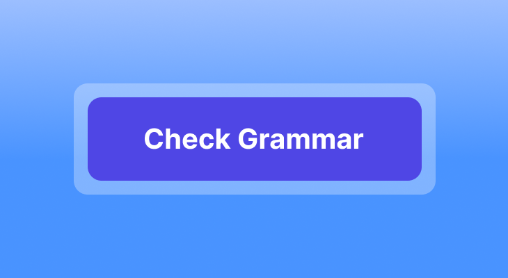 Run grammar analysis